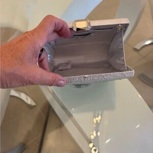 Elegant Silver Clutch Bag